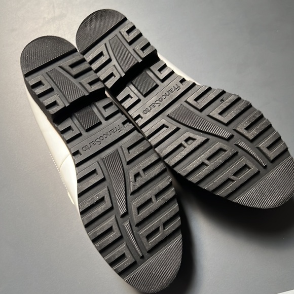 EUC Darling White Patent Leather loafers with black lug soles - Picture 7 of 10